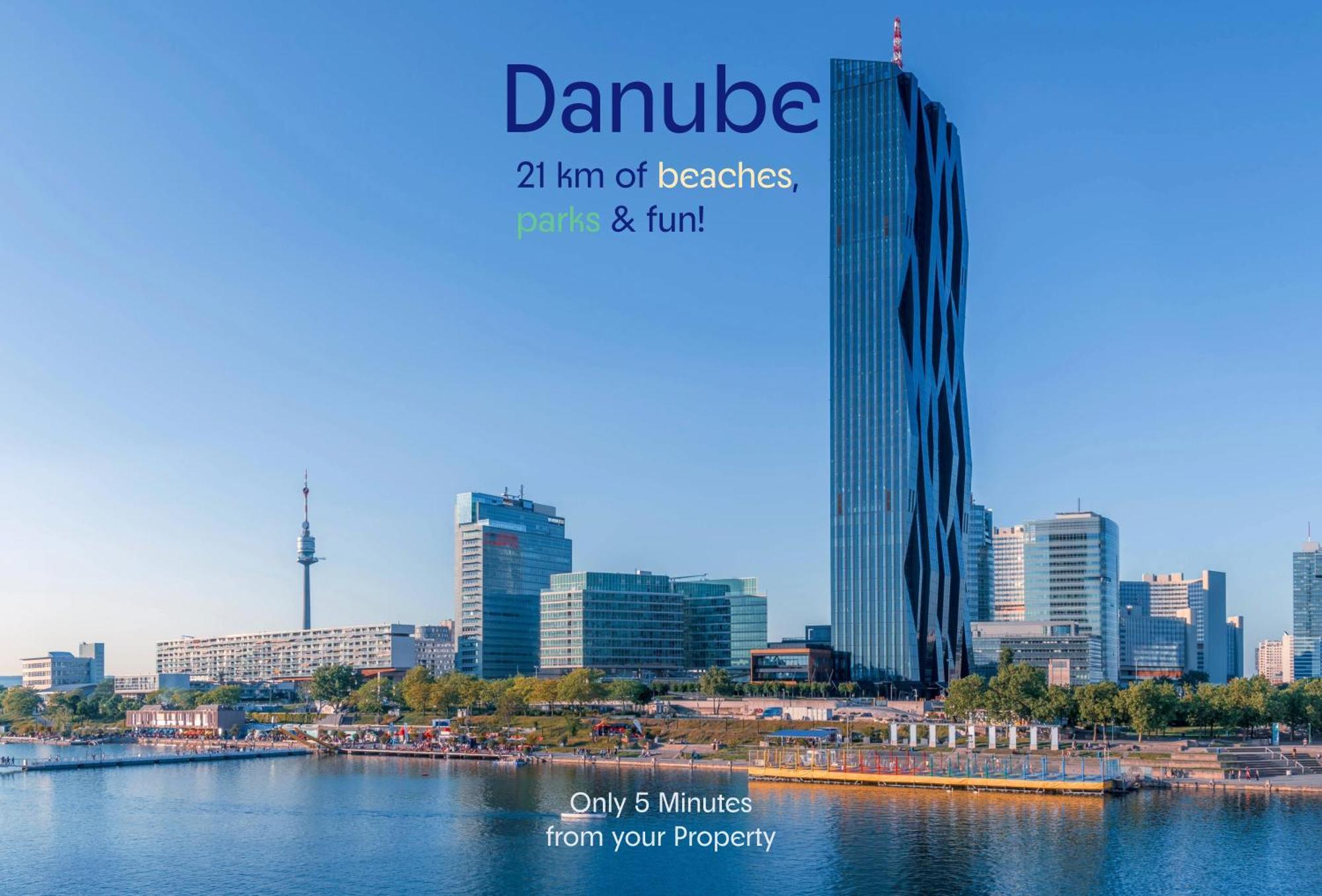 Homelike 2Br Apt. @Millenium Tower/Danube River Wina Bagian luar foto